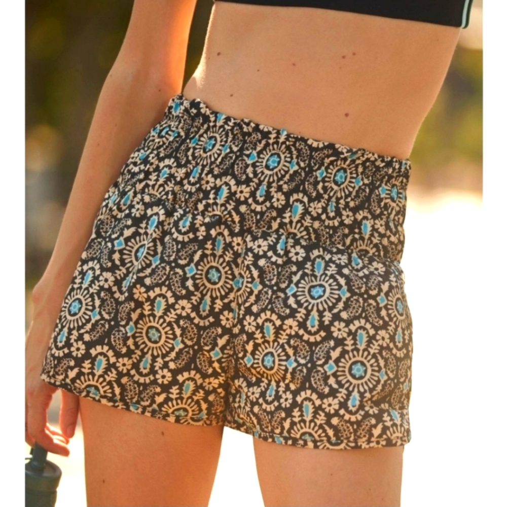 FP Movement The Way Home Shorts Size Small Black Oat Combo
